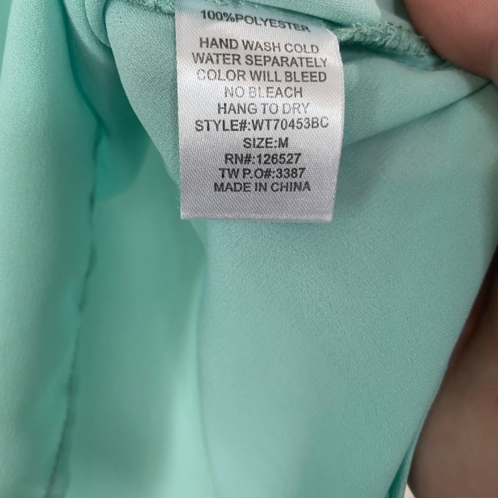 Mint blouse size M - Picture 9 of 9